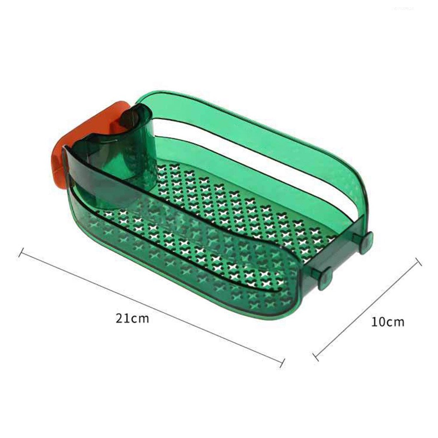 7073 Plastic Faucet Drain Basket Shelf - Drain Basket for Sink, Multipurpose Drain Basket Sink-Strainer Hangs on Faucet for All Sinks. DeoDap 7073 Plastic Faucet Drain Basket Shelf - Drain Basket for Sink, Multipurpose Drain Basket Sink-Strainer Hangs on Faucet for All Sinks. DeoDap
